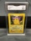 GMA Graded 1999 Pokemon Base Set Unlimited #58 PIKACHU Trading Card - VG+ 3.5
