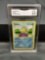 GMA Graded 1999 Pokemon Base Set Shadowless #63 SQUIRTLE Trading Card - VG+ 3.5