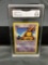 GMA Graded 1999 Pokemon Base Set Shadowless #43 ABRA Trading Card - EX+ 5.5