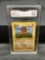 GMA Graded 1999 Pokemon Base Set Shadowless #47 DIGLETT Trading Card - VG-EX+ 4.5
