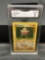 GMA Graded 1999 Pokemon Base Set Unlimited #7 HITMONCHAN Holofoil Rare Trading Card - EX-NM 6