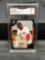 GMA Graded 2005 Bowman DAVID ORTIZ Red Sox Game Used Bat Relic Baseball Card - NM 7