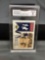 GMA Graded 2002 Upper Deck Championship Caliber Swatch JORGE POSADA Yankees Jersey Baseball Card -