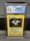 CGC Graded 1999 Pokemon Fossil Unlimited #11 MAGNETON Holofoil Rare Trading Card - NM+ 7.5