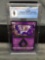 CGC Graded 2018 Pokemon Japanese High Class Ultra Shiny LUNALA Holofoil Rare Trading Card - MINT 9