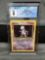 CGC Graded 1999 Pokemon Base Set Unlimited #10 MEWTWO Holofoil Rare Trading Card - NM-MT 8