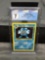 CGC Graded 1999 Pokemon Base Set Unlimited #13 POLIWRATH Holofoil Rare Trading Card - NM 7