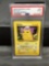 PSA Graded 1999 Pokemon Base Set Unlimited #58 PIKACHU Yellow Cheeks Trading Card - MINT 9
