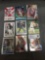 9 Card Lot of Mixed Sports Cards from Huge Collection - Serial Numbered, Inserts, Stars & More!