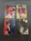 4 Card Lot of 1996-97 ALLEN IVERSON 76ers ROOKIE Basketball Cards