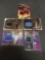 5 Card Lot of Basketball Certified Jersey & Patch Cards from Huge Collection - WOW