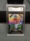 GMA Graded 2019 Panini Prizm Silver Prizm NOAH FANT Broncos ROOKIE Football Card - MINT 9