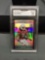 GMA Graded 2007 Bowman Chrome Refractor LARRY FITZGERALD Cardinals Football Card - GEM MINT 10