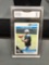 GMA Graded 2011 Score #315 CAM NEWTON Panthers ROOKIE Football Card - MINT 9