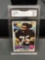 GMA Graded 1975 Topps #425 JOE GREEN Steelers Vintage Football Car d- EX-NM 6