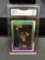 GMA Graded 1988-89 Fleer #114 KARL MALONE Jazz Vintage Basketball Card - NM 7