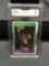 GMA Graded 1988-89 Fleer #114 KARL MALONE Jazz Vintage Basketball Card - NM 7