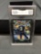 GMA Graded 2013 Topps Black RUSSELL WILSON Seahawks Rare Football Card /58 - EX-NM+ 6.5