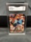 GMA Graded 1994 Flair #340 ALEX RODRIGUEZ Mariners ROOKIE Baseball Card - NM 7