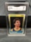 GMA Graded 1988-89 Fleer #48 CHRIS MULLIN Warriors Basketball Card - NM 7