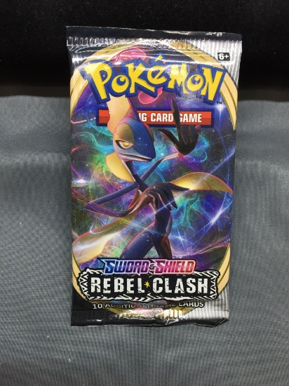 Factory Sealed Pokemon Sword & Shield REBEL CLASH 10 Card Booster Pack