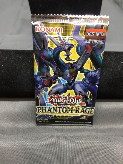 Factory Sealed Yugioh PHANTOM RAGE 1st Edition 9 Card Booster Pack