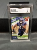 GMA Graded 2010 Donruss EARL THOMAS Seahawks ROOKIE Football Card - MINT 9