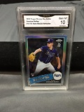 GMA Graded 2020 Topps Chrome Ben Baller BRENDAN MCKAY ROOKIE 85 Styler Refractor - GEM MINT 10