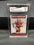 GMA Graded 2019 Panini Contenders ROY Contender NICK BOSA 49ers ROOKIE Football Card - NM-MT 8
