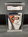 GMA Graded 2019 Donruss Elite Pen Pals DREW LOCK Broncos ROOKIE AUTOGRAPH Football Card - NM-MT 8