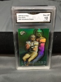 GMA Graded 2001 Press Pass Showbound #SB1 DREW BREES Saints ROOKIE Football Card - GEM MINT 10