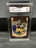 GMA Graded 2018 Sage Hit Premier Draft JOSH ALLEN Bills ROOKIE Football Card - MINT 9