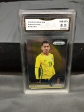 GMA Graded 2018 Panini Prizm World Cup ROBERTO FIRMINO Brazil ROOKIE Soccer Card - NM-MT+ 8.5