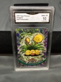 GMA Graded 2000 Topps Pokemon TV Animation #103 EXEGGUTOR Trading Card - GEM MINT 10