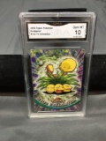 GMA Graded 2000 Topps Pokemon TV Animation #103 EXEGGUTOR Trading Card - GEM MINT 10