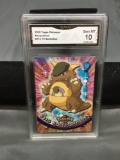 GMA Graded 2000 Topps Pokemon TV Animation #115 KANGASKHAN Trading Card - GEM MINT 10