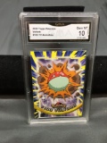 GMA Graded 2000 Topps Pokemon TV Animation #100 VOLTORB Trading Card - GEM MINT 10