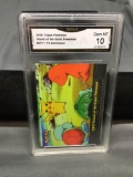 GMA Graded 2000 Topps Pokemon TV Animation #EP17 ISLAND OF THE GIANT POKEMON Trading Card - GEM MINT