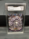 GMA Graded 2000 Topps Pokemon TV Animation #95 ONIX Trading Card - GEM MINT 10