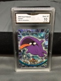 GMA Graded 2000 Topps Pokemon TV Animation #90 SHELLDER Trading Card - GEM MINT 10