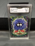 GMA Graded 2000 Topps Pokemon TV Animation #114 TANGELA Trading Card - GEM MINT 10