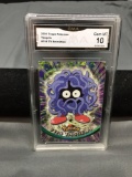 GMA Graded 2000 Topps Pokemon TV Animation #114 TANGELA Trading Card - GEM MINT 10