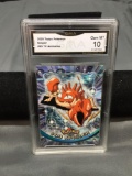GMA Graded 2000 Topps Pokemon TV Animation #99 KINGLER Trading Card - GEM MINT 10
