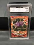 GMA Graded 2000 Topps Pokemon TV Animation #110 WEEZING Trading Card - GEM MINT 10