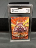 GMA Graded 2000 Topps Pokemon TV Animation #88 GRIMER Trading Card - GEM MINT 10