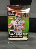 Factory Sealed 2020 Panini Mosaic Football 4 Card Pack - Joe Burrow Rookie?