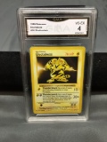 GMA Graded 1999 Pokemon Base Set Shadowless #20 ELECTABUZZ Vintage Trading Card - VG-EX 4