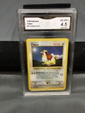 GMA Graded 1999 Pokemon Base Set Shadowless #57 PIDGEY Vintage Trading Card - VG-EX+ 4.5