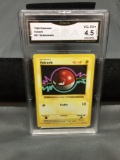 GMA Graded 1999 Pokemon Base Set Shadowless #67 VOLTORB Vintage Trading Card - VG-EX+ 4.5