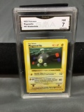 GMA Graded 1999 Pokemon Base Set Shadowless #53 MAGNEMITE Vintage Trading Card - NM 7